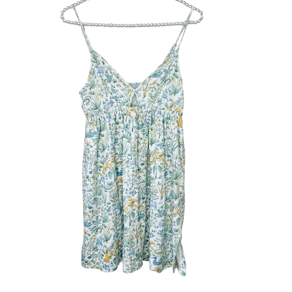 Hill House Aurora Babydoll Sleep Dress Small Cottage Sherwood Forest Floral Mini